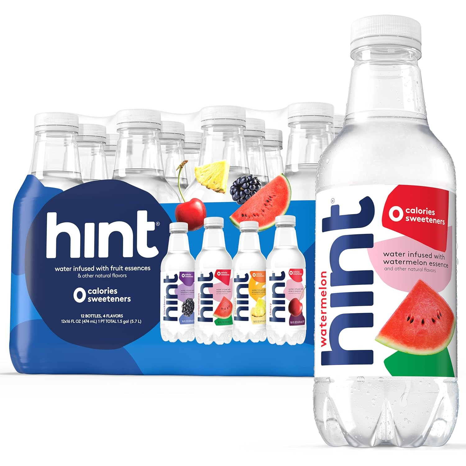 Fruit-Infused Bottled Water, Best Sellers Variety Pack - Sugar Free Flavored Wat gallery