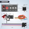 5 In 1 Ignition Toggle Switch Panel DC 12V 30A Push Start For Race Car Truck gallery