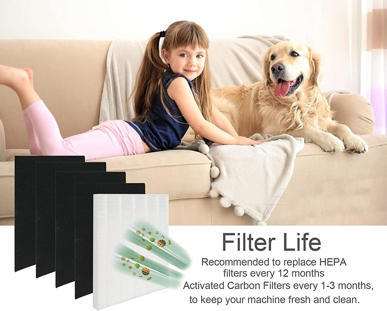 New HEPA Replacement Air Purifier Filter 3304899 for Coway AP1512HH AP-1512HH gallery