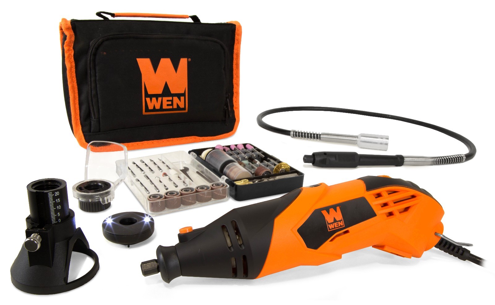 WEN 23114 1.4-Amp High-Powered Variable Speed Rotary Tool with 100+ Accessories gallery