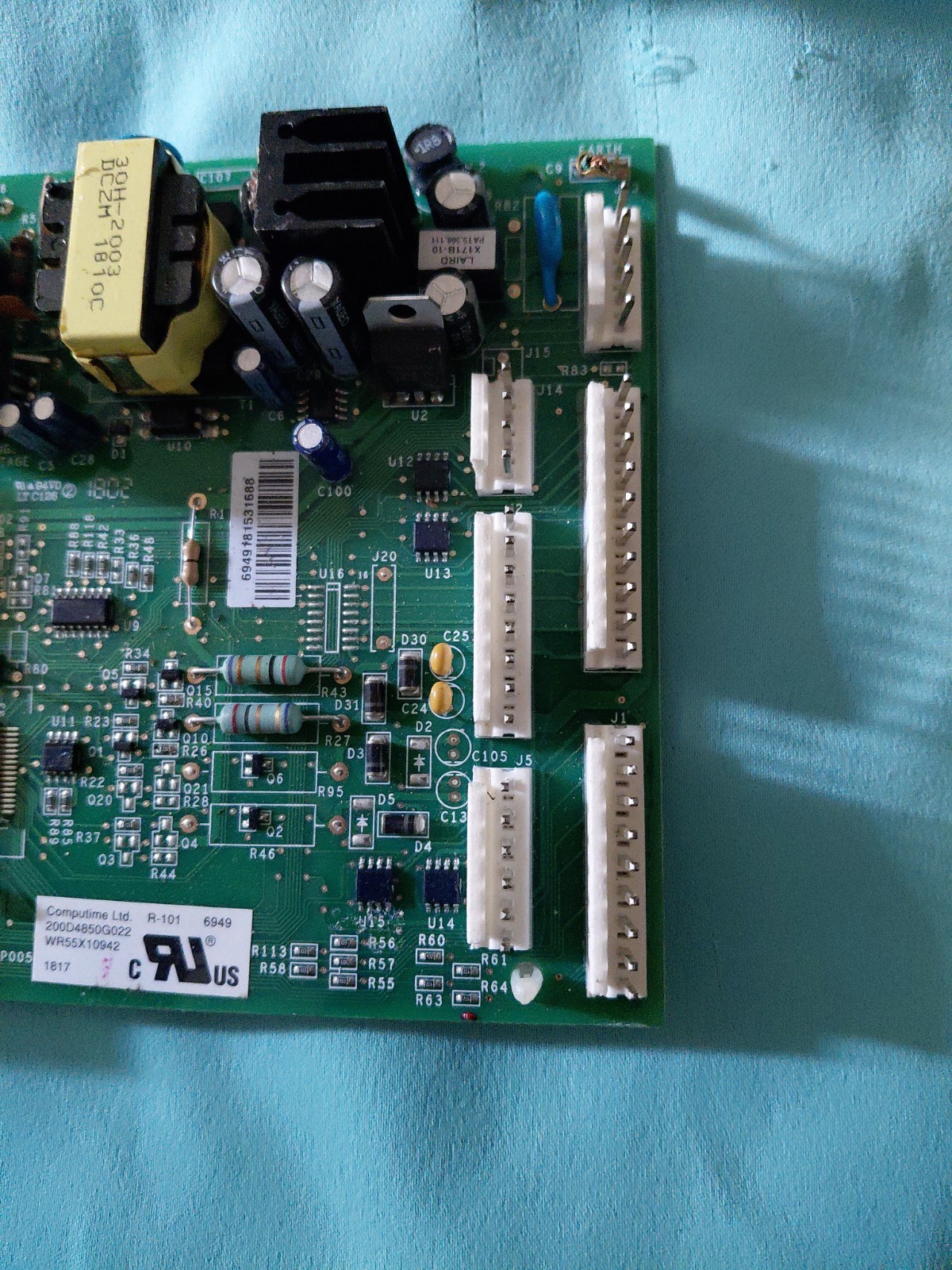 200D4850G022 GE OEM Refrigerator Main Control Board Replacement — WR55X10942C PS gallery