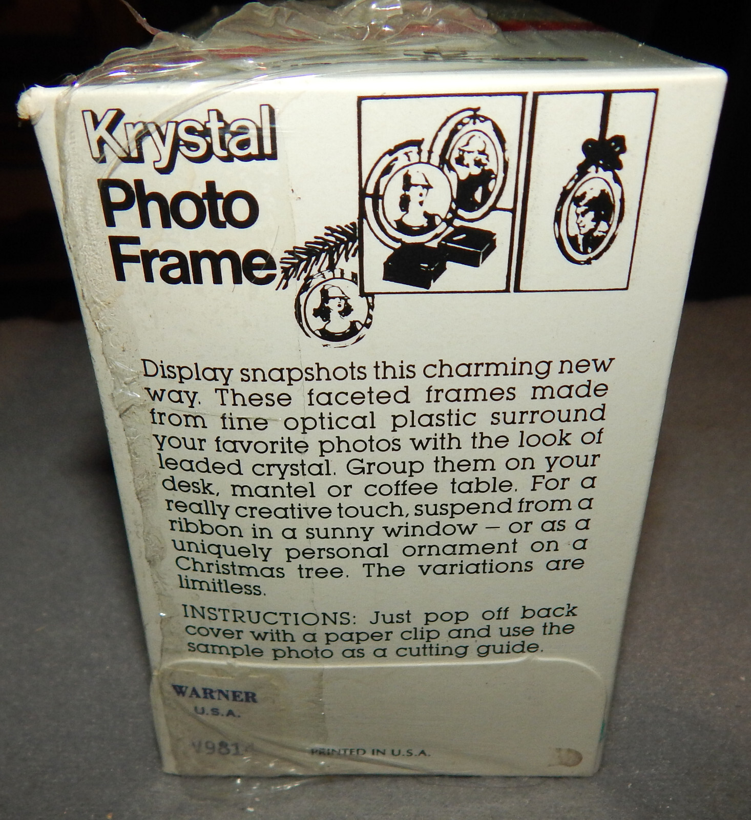 Vantage Hanging Picture Frame (4 1/2 inches tall, 2 5/8" x 1 3/8" oval picture) gallery