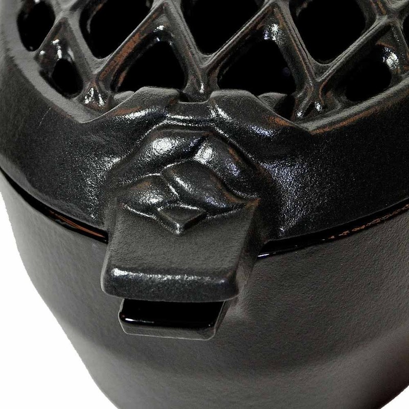 John Wright Company, Inc. John Wright Company Steamer - 3 Qt Black Matte-Lattice gallery