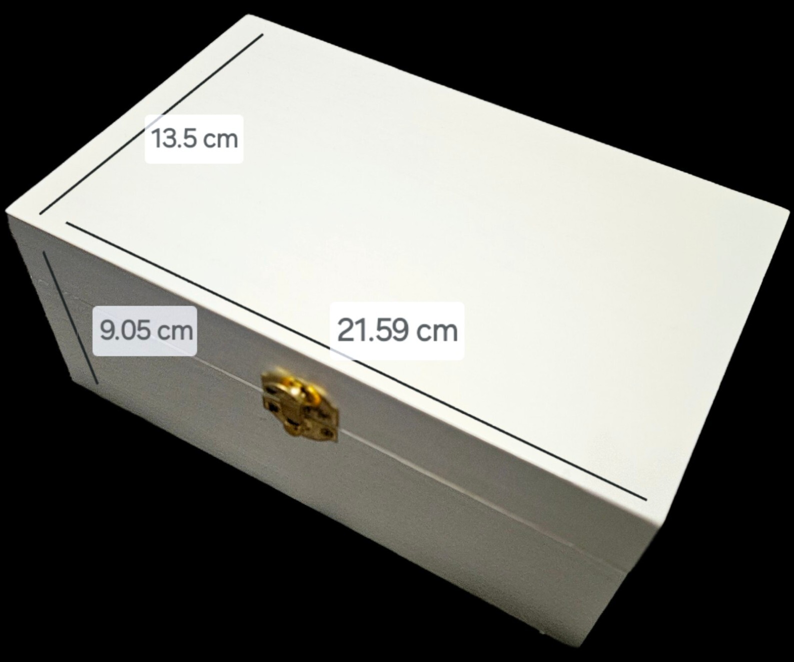 White Wooden Chest Storage Box Keepsake Personalized Gifts USA SELLER WHOLESALE! gallery