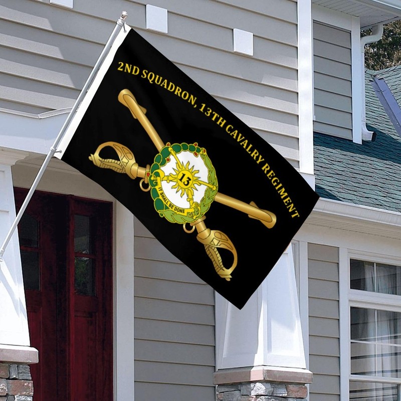 2nd Squadron, 13th Cavalry Regiment US Army Flag 3x5Feet with Brass Grommets gallery