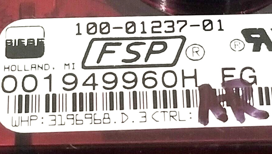 OEM Whirlpool Range Control 3196968 1-Year Warranty ⭐Free Same Day Shipping⭐ gallery