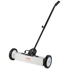 5LB Rolling Magnet Sweeper – 18″ Push-Type w/Adjustable Handle for Debris
