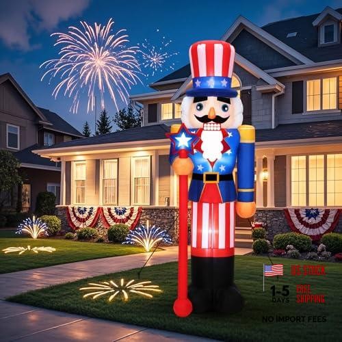 5 ft Independence Day Inflatable Nutcracker Outdoor Decoration, Giant Blow up gallery