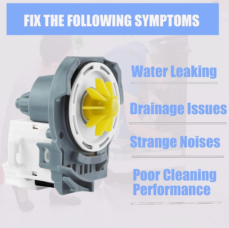 Dishwasher Drain Pump For Whirlpool 7GU3600XTSY1 7GU3800XTVY0 7GU3800XTVY2 7GU38 gallery