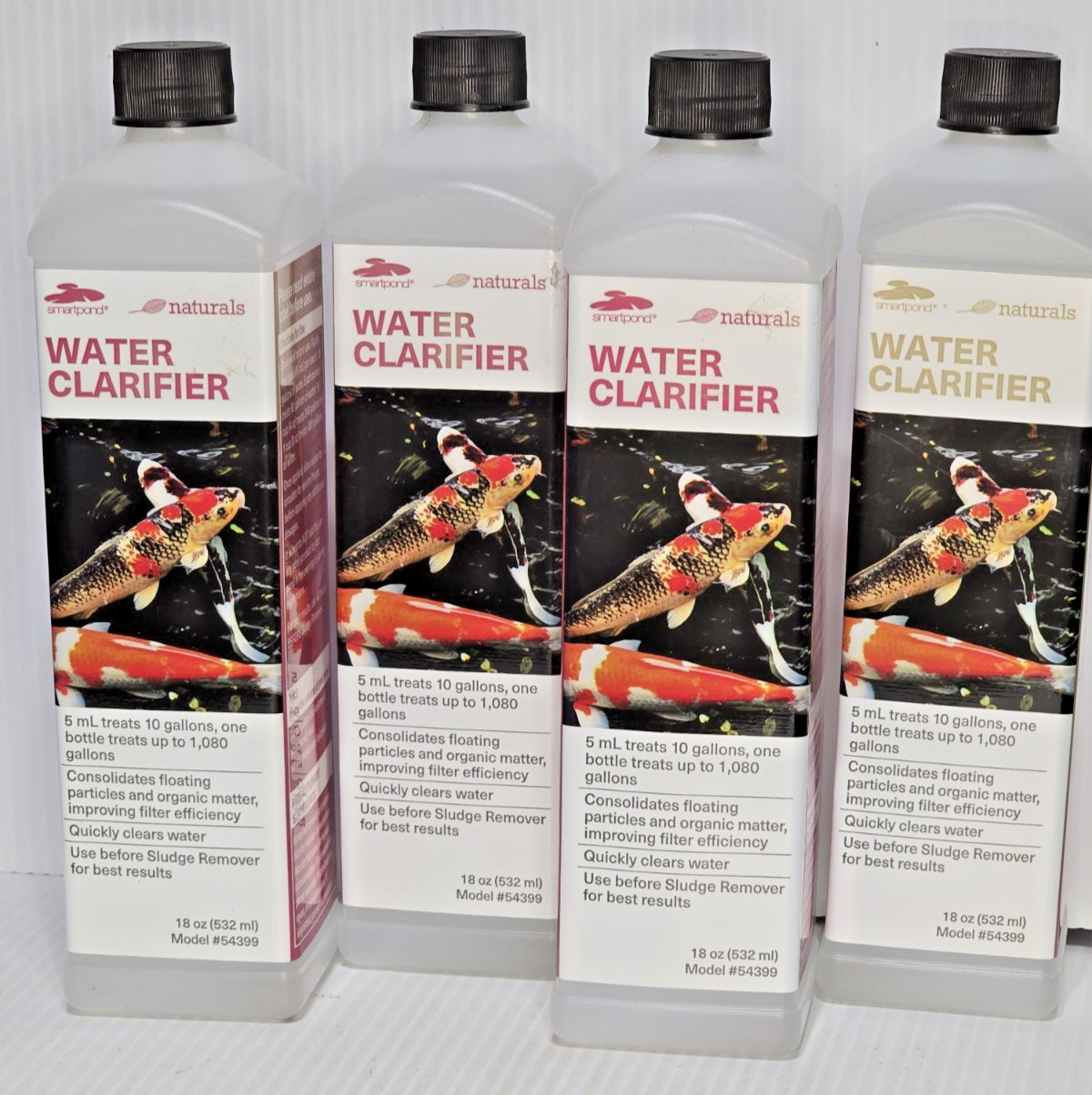 4 Smartpond 54399 Water Clarifier 18oz Fish Plants & Wildlife Quick Clears Water gallery