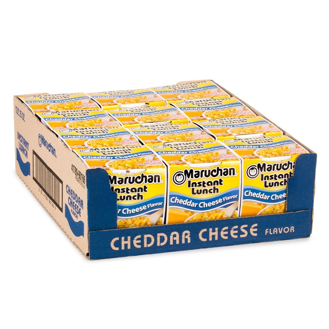 Instant Lunch Cheddar Cheese, Ramen Noodle Soup, Microwaveable Meal, 2.25 Oz, 12 gallery