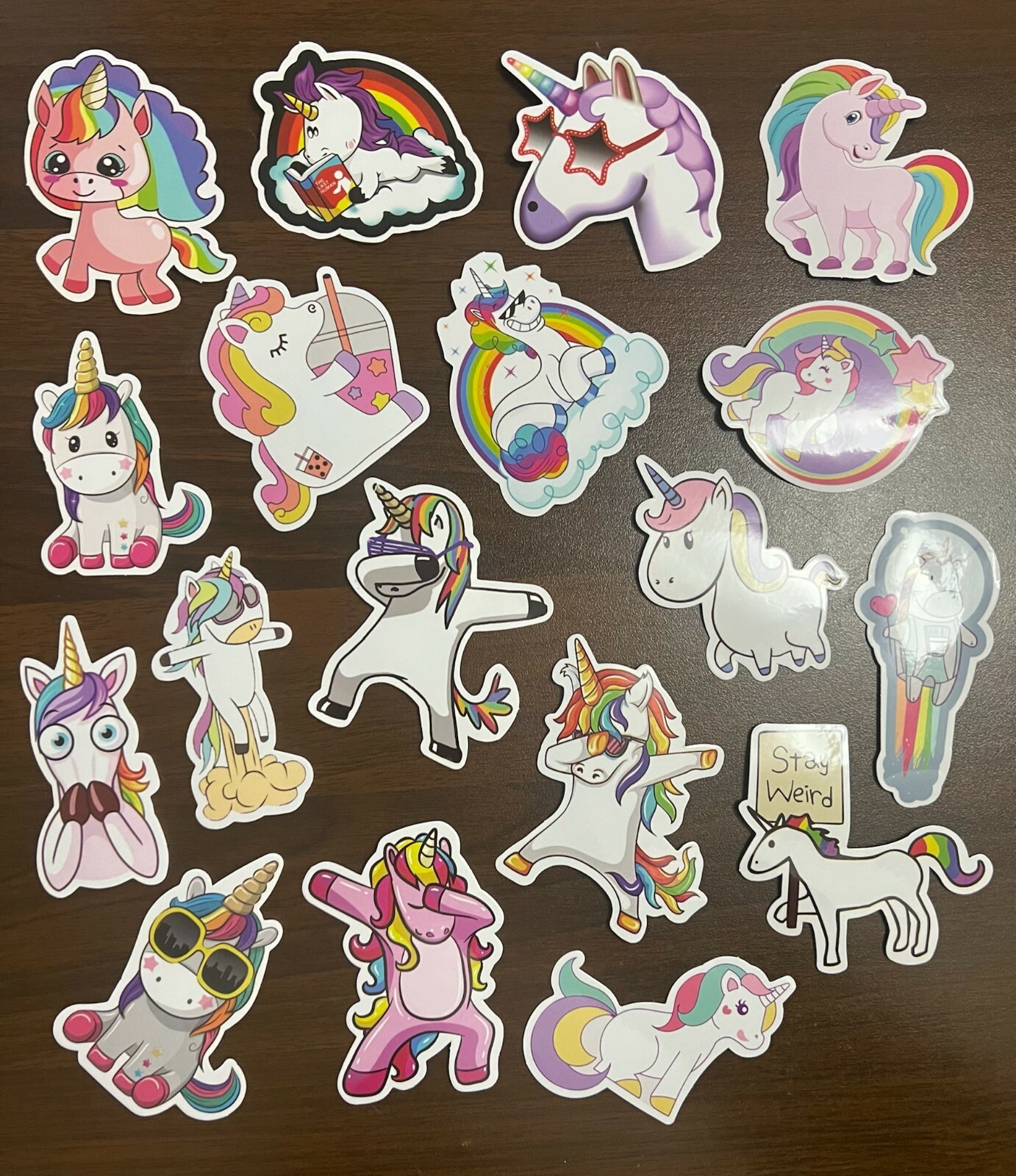 UNICORN~ B~ Cartoon~ Stickers Pack~ anime 50 PC gallery