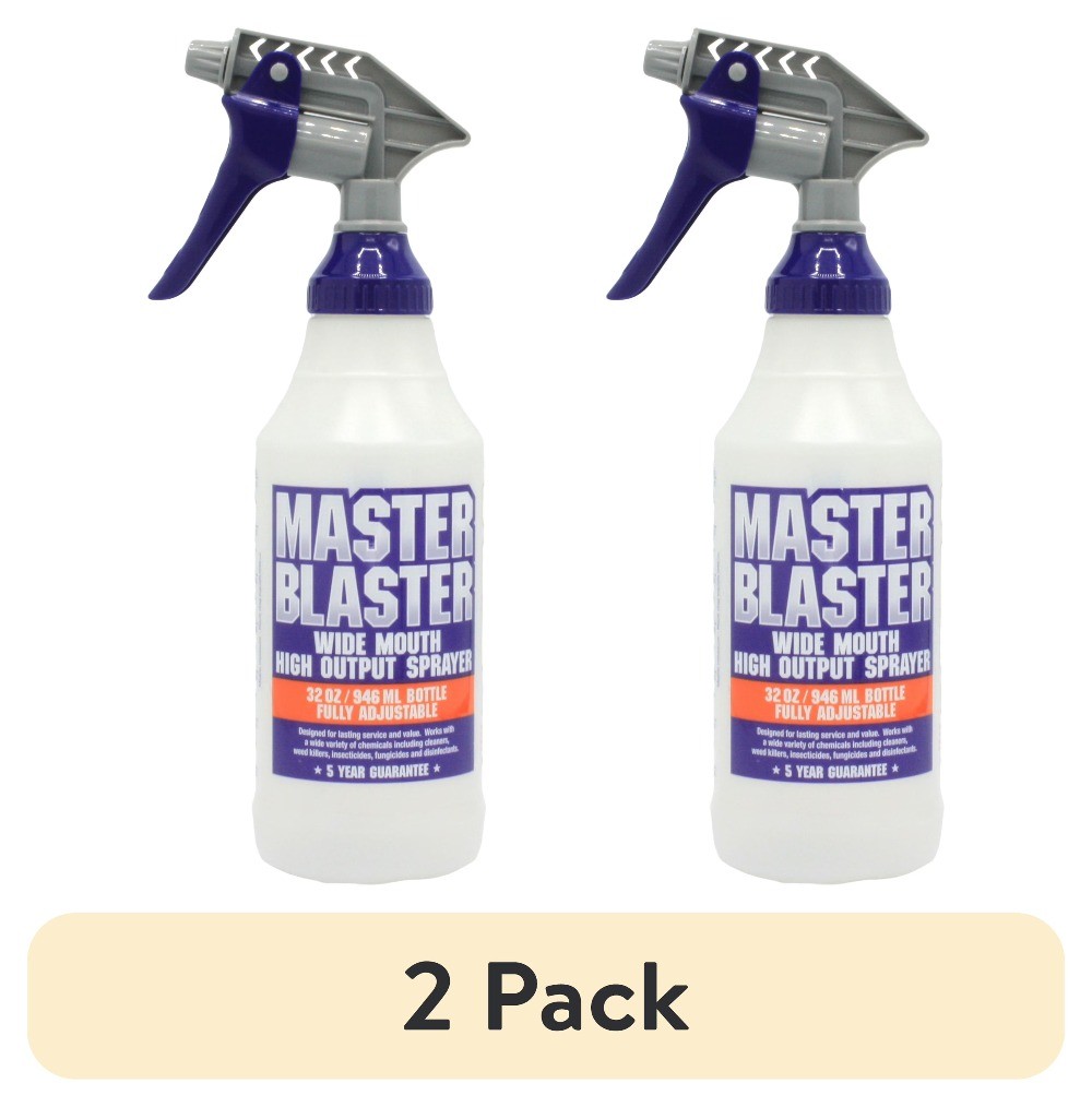 (2 pack) Crew Wide Mouth Master Blaster Plastic Spray Bottle, 32 oz gallery