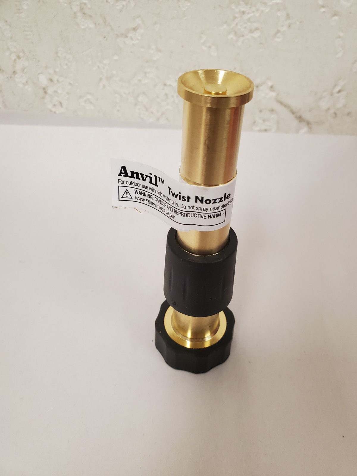 *24-Pack* Anvil 5 in. Heavy-Duty Adjustable Brass Hose Spray Nozzle (28162) gallery