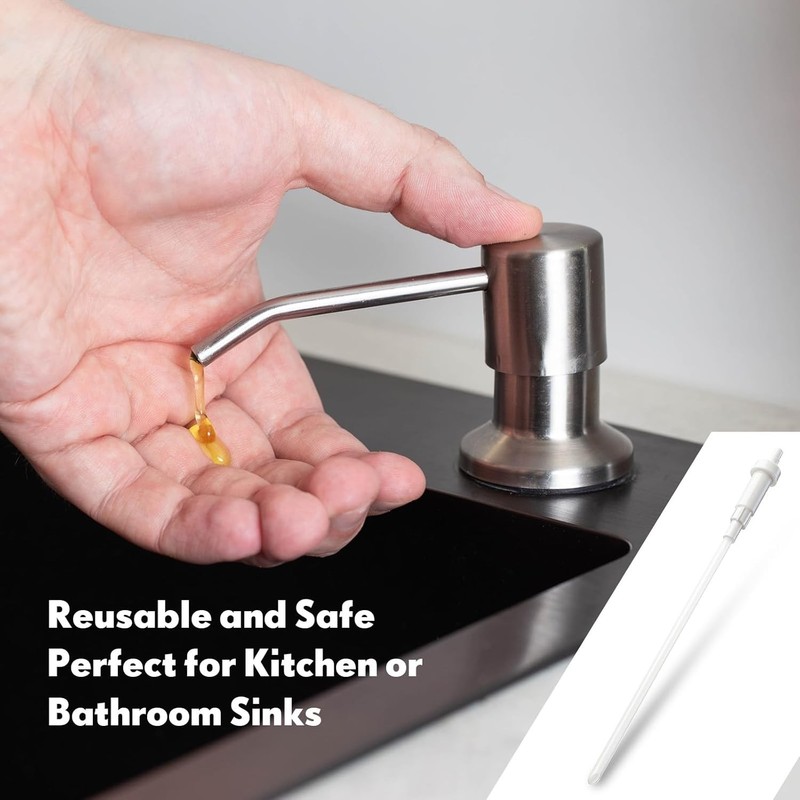 Replacement Liquid Soap Dispenser Pump Only, 12 Inch Sink Soap Pump Repair Parts gallery
