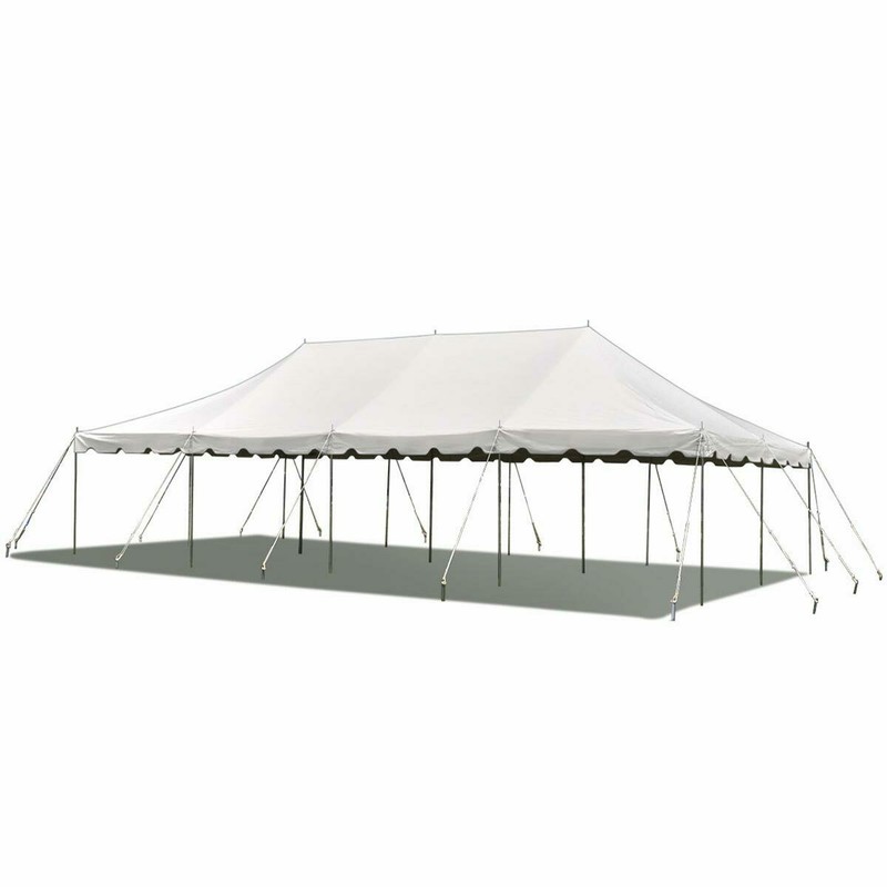 Weekender Pole Tent 20x40 White Canopy Event Wedding Party Backyard Gazebo gallery