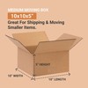 Box Usa Usa Boxes Flat 10L X 10W X 5H 25-Pack - Corrugated Cardboard For Moving gallery