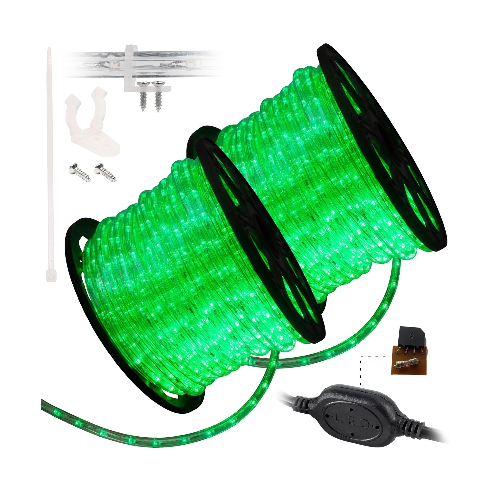 WYZworks 3312LEDs 300ft LED Outside Rope Lights, Outdoor ETL Certified Waterp... gallery