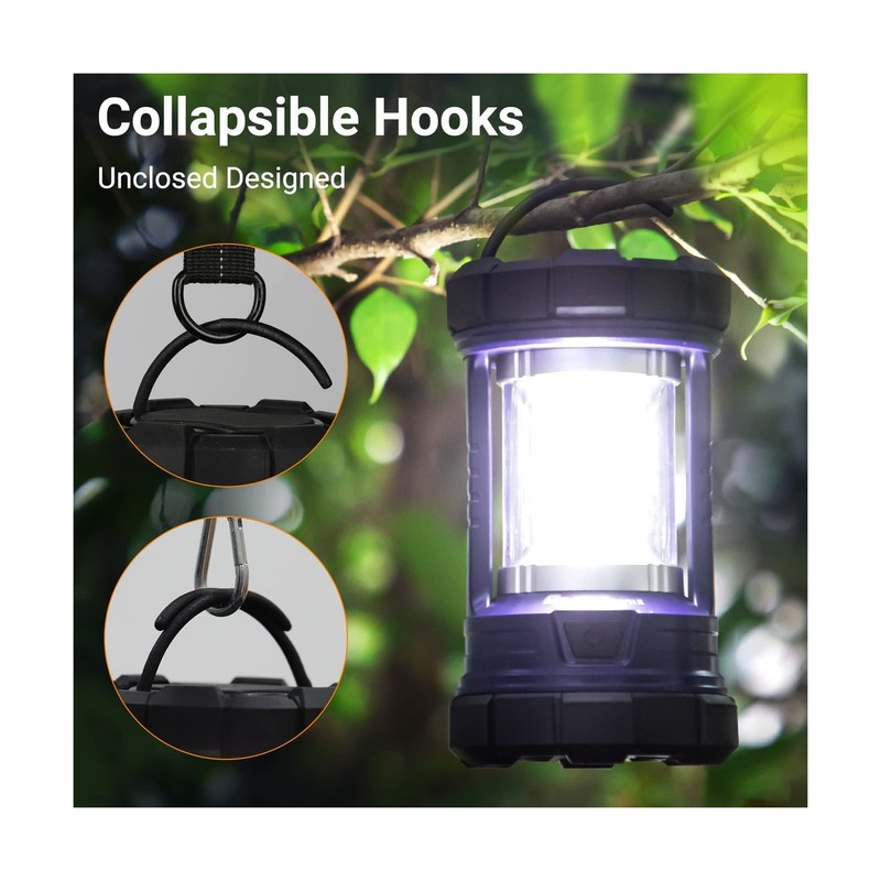 Camping Lantern, 3200LM LED Lanterns for Power Outages, 4600mAh Phone Charger... gallery