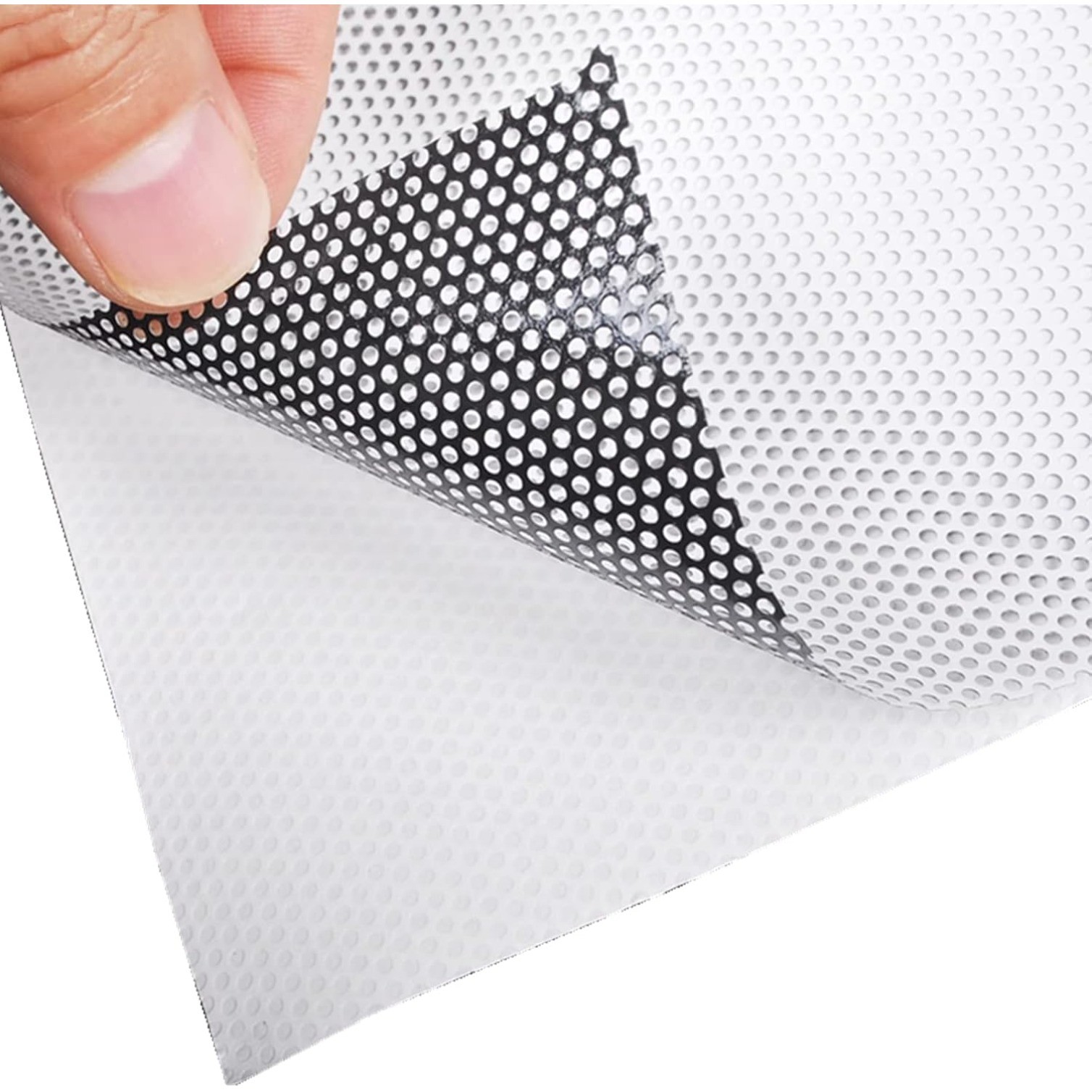 24x78 In 2 Sides OneWay Perforated Black Vinyl Privacy Adhesive Glass Wrap Roll gallery