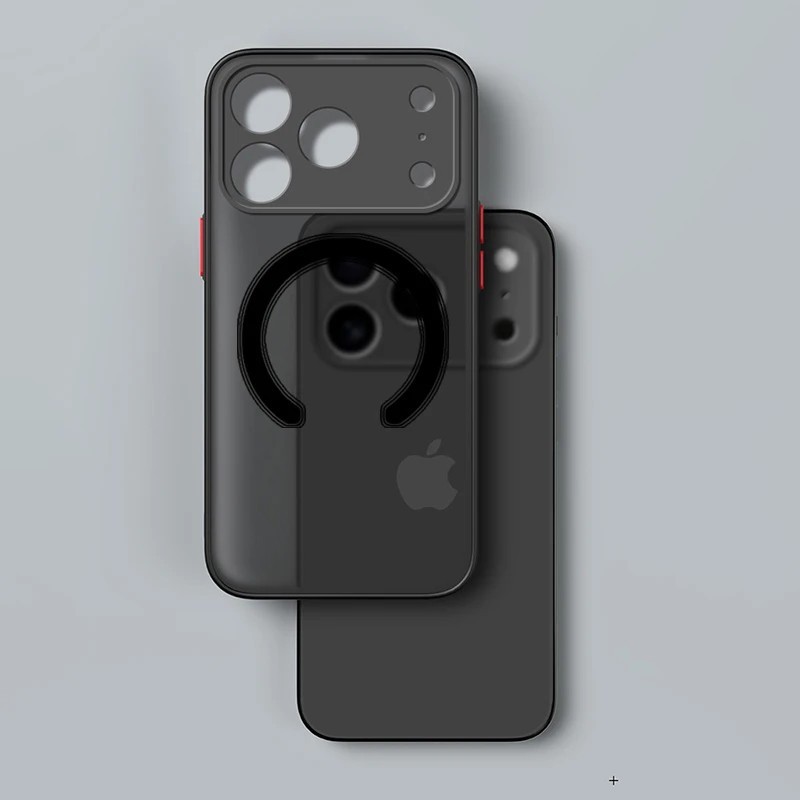 Shockproof Luxury Armor Matte MagSafe Magnetic Wireless Charging Case for iPhone gallery