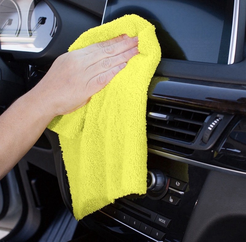 2 pack Auto Drive Microfiber MultiPurpose Cleaning Towels,2 pack,Assorted Colors gallery