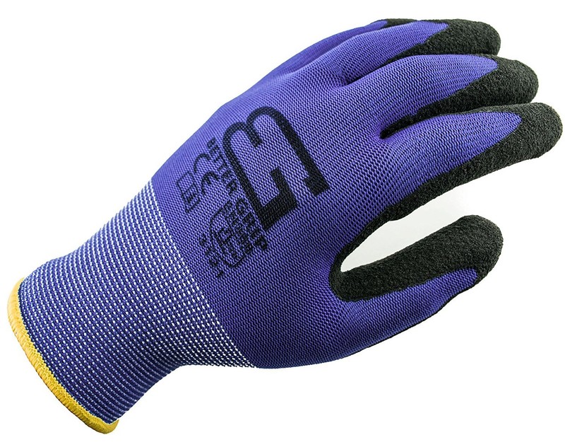 144 Pairs Better Grip Knit Latex Dip Nylon Sandy Latex Coated Work Glove-BGS1 gallery