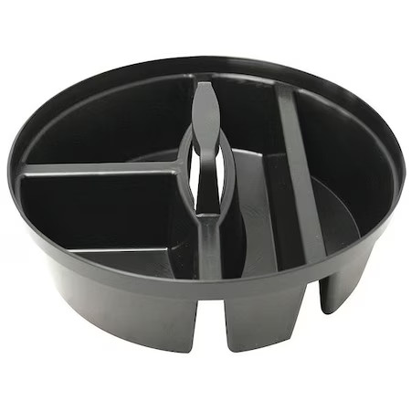 Westward 38Xx90 Bucket Tool Organizer, Black, Plastic, 0 Pockets gallery