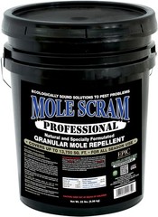 Mole Scram Professional Repeller Granules 22 Lb Covers Up To 15,000 sq ft