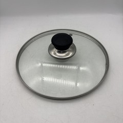 Tempered Glass Replacement Lid 9 5/8” Vented Pot/Pan Plastic Knob