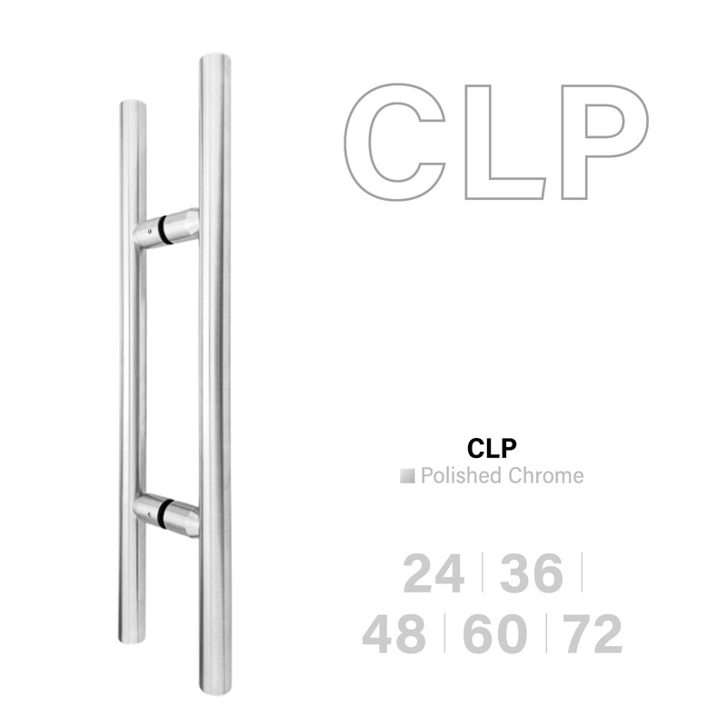 CEL 36" Ladder Style Back-to-Back Entry Door Pull Handle, 304 Stainless Steel gallery