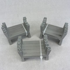 Square Bar Pull Extruded Aluminum Modern Cabinet Handle (Lot of 30)