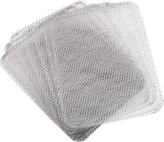 Bbq Grill Mesh Mat: 10Pcs Disposable Aluminum Topper Broiler Net Pans Non-Stick
