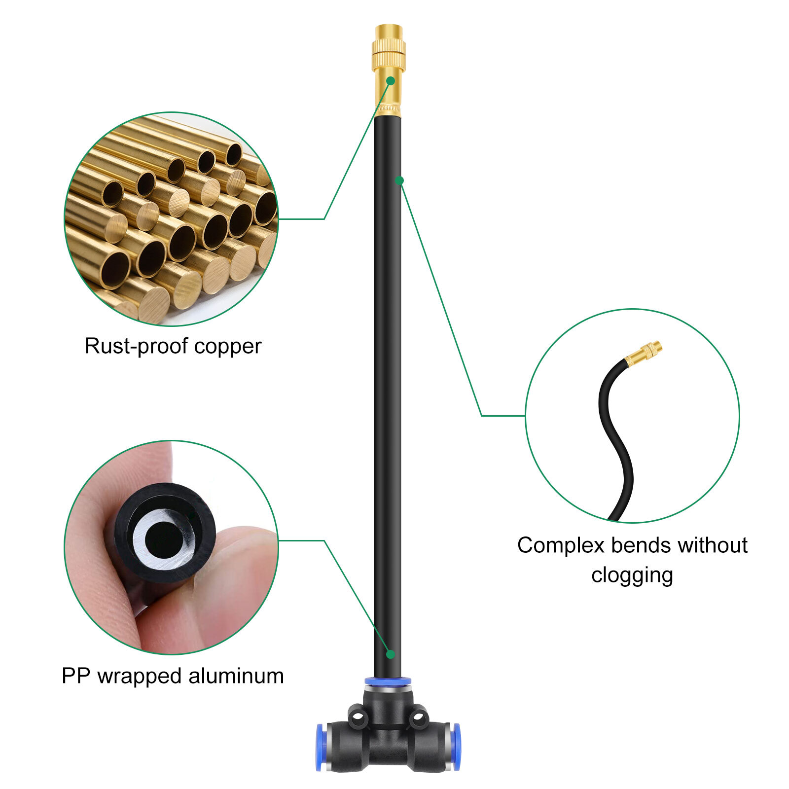 5/10pcs Automatic Drip Irrigation System, 360° Bendable Drip Irrigation Kit gallery