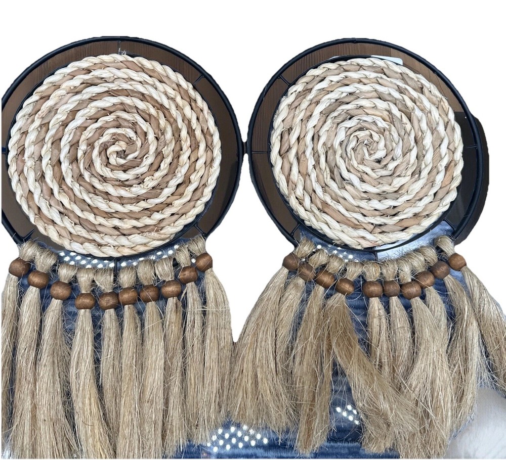 Wall Basket Wreath, Boho Wreath, Boho Wall Basket Wreath {NN}