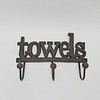 Cast Iron Towel Hanger-Approximately 9-1/2 Inches-3 Hooks gallery