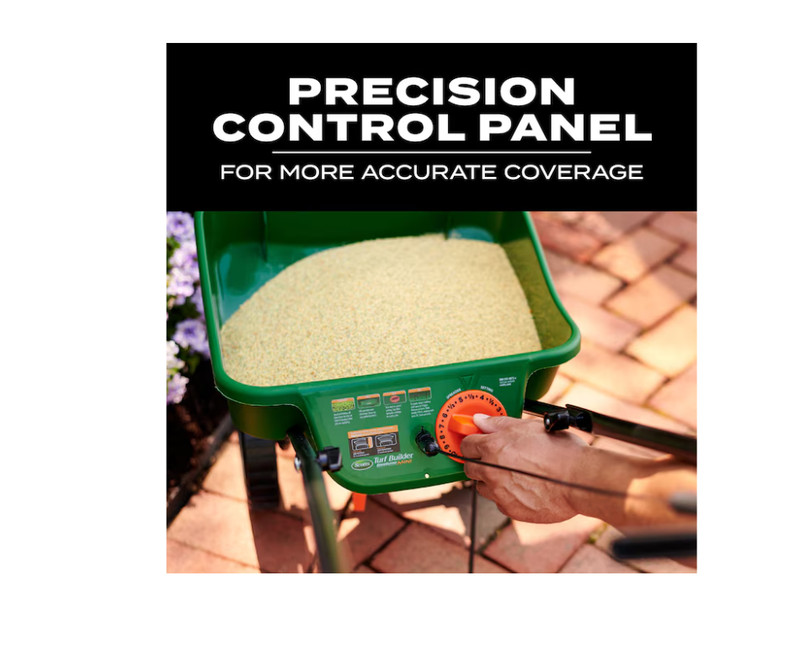 Turf Builder EdgeGuard Mini Broadcast Spreader 15-lb Capacity Compatible gallery