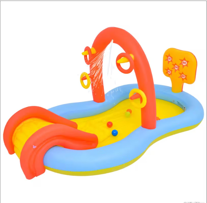 Pool Central - 7ft Inflatable Children's Interactive Water Play Center gallery