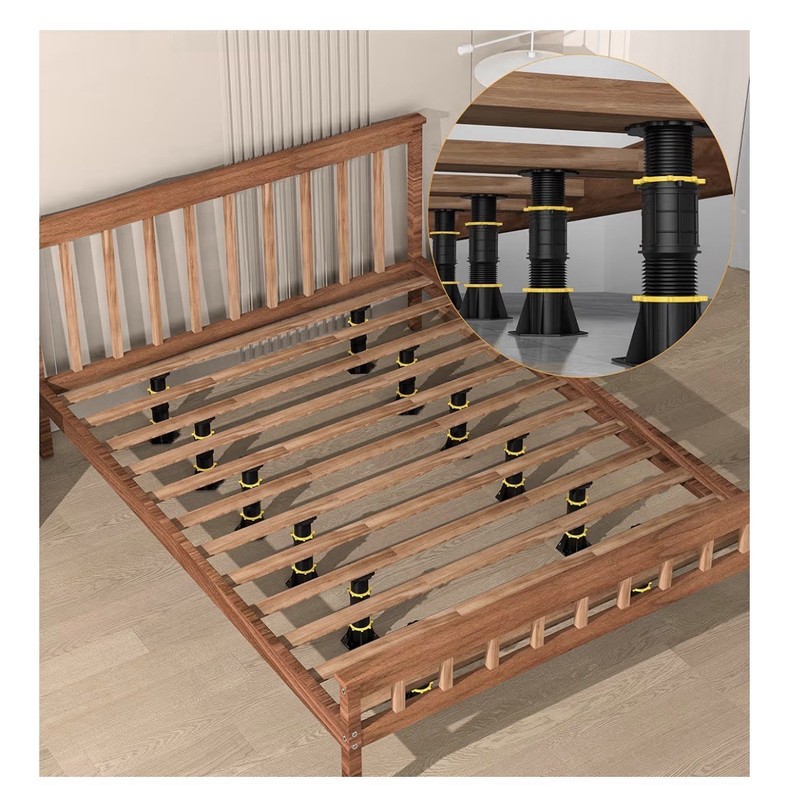 4 Pcs Adjustable Height Bed Support Legs 8.5-13 inch, Bed Slats Support gallery