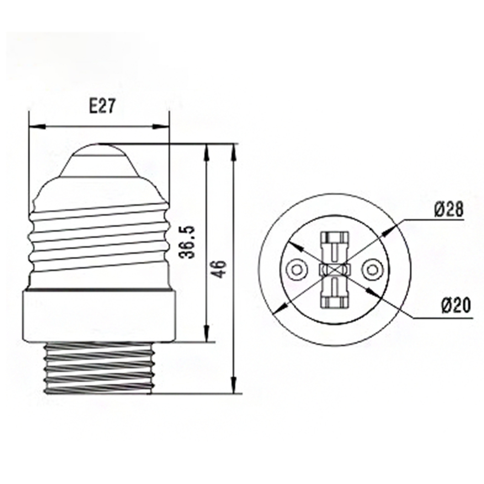 E27 to G9 LED Halogen CFL Light Bulb Lamp Adapter Socket Base Converter Holder gallery
