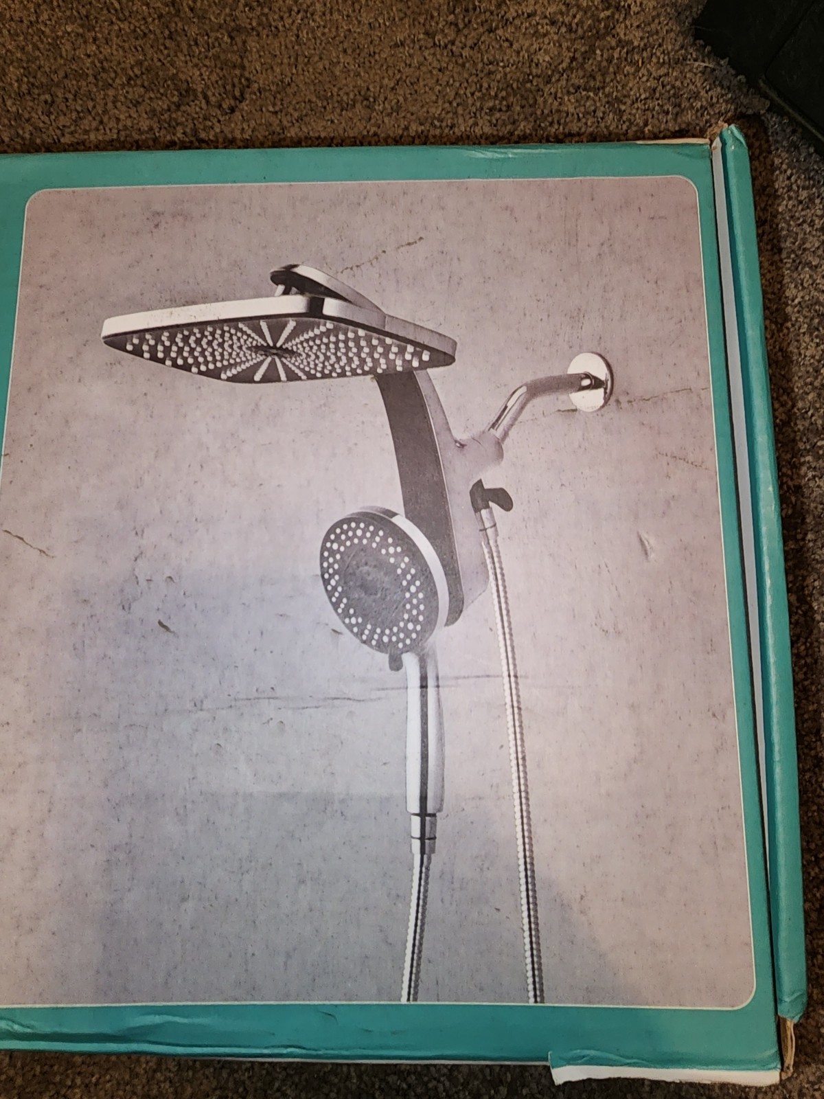 Bozybo Wall Mount Handheld Shower & Fixed Shower Head Polished Chrome 460311 gallery