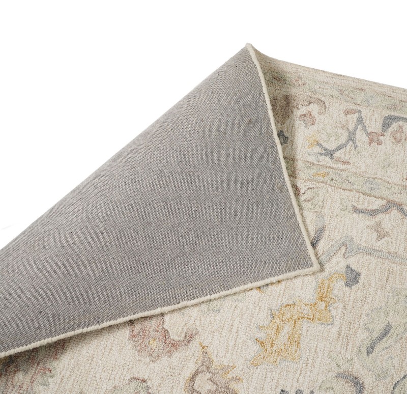 Multi Size Hand Loomed Wool Beige Gray Arts & Crafts Handmade Area Rug gallery