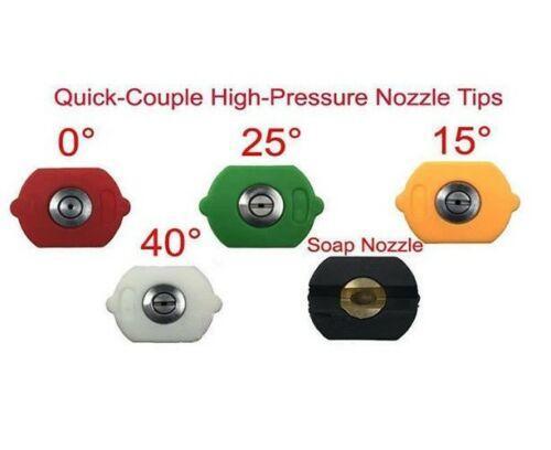 Power Washer Spray Nozzle Replacement Pressure Washing Tip 1/4" Quick Connect gallery