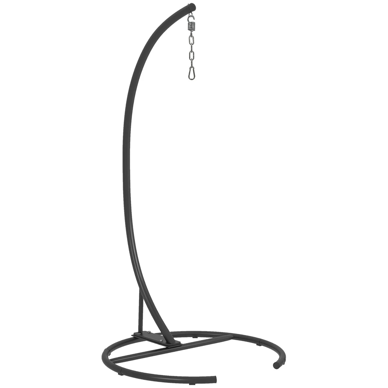Outsunny Hanging Hammock Chair Stand, Hanging Stand, Black gallery
