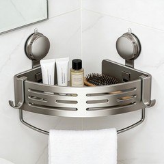 Triangle Suction Cup Corner Shelves, Bathroom Rack, Suction Cup Shower Caddy