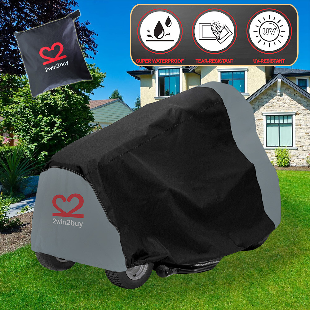 Waterproof Riding Lawn Mower Cover Heavy Duty Tractor UV Protection Garden Yard gallery