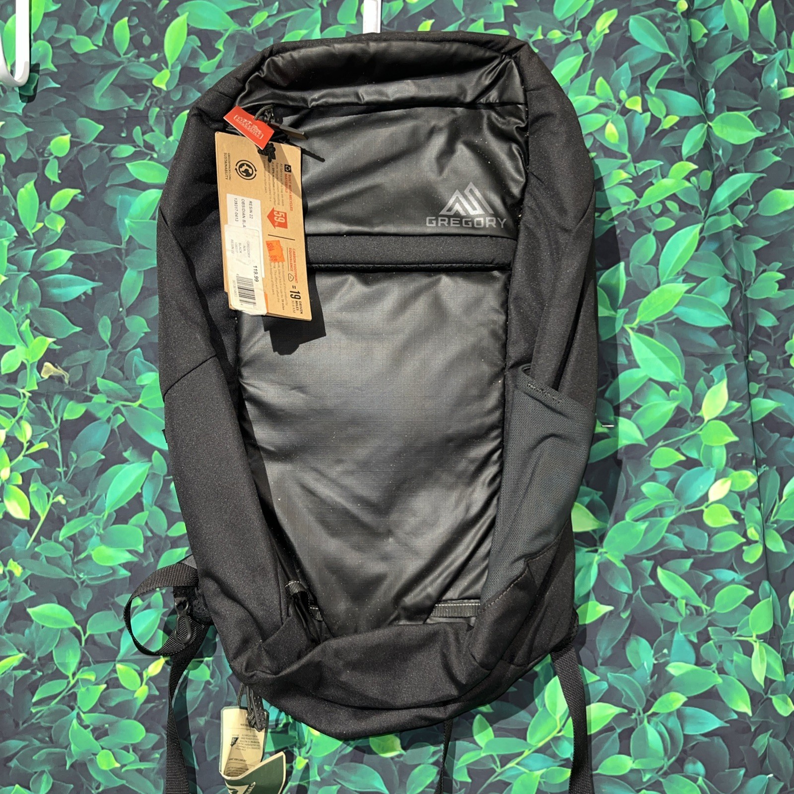 Gregory Resin 22 Black Backpack With Defects 