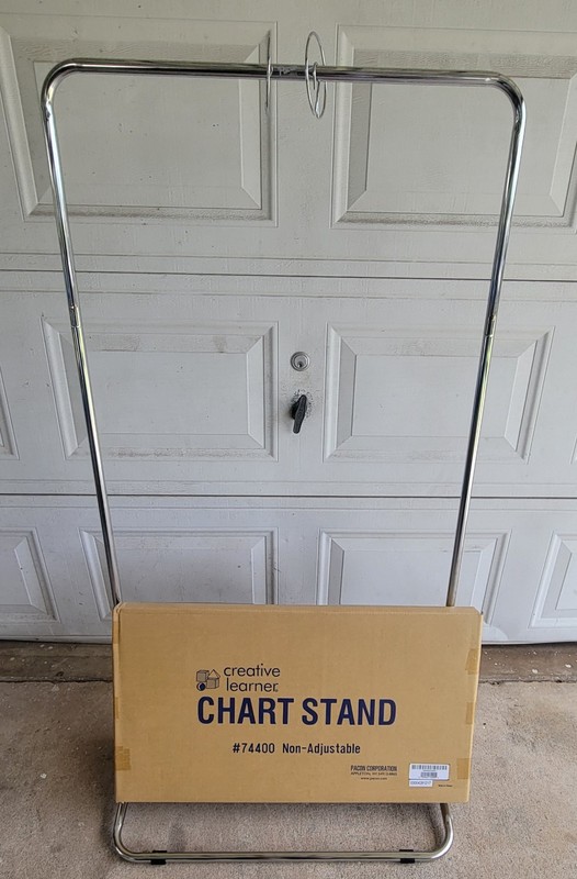 Pacon Chart Stand Non-Adjustable, 28 x 53 Inches (New In Box) gallery