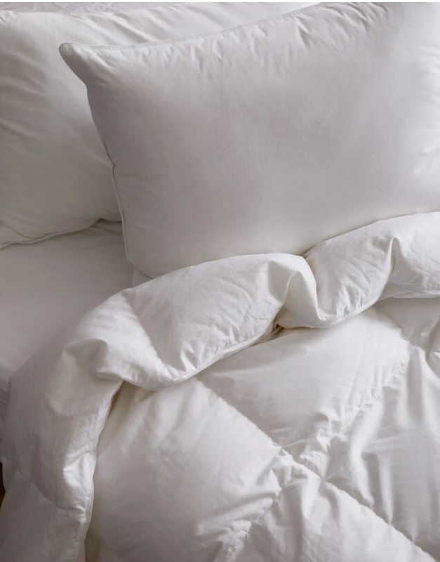 NWT QUINCE PREMIUM DUCK DOWN COMFORTER KING CAL INSERT ALL SEASON MSRP $224 gallery
