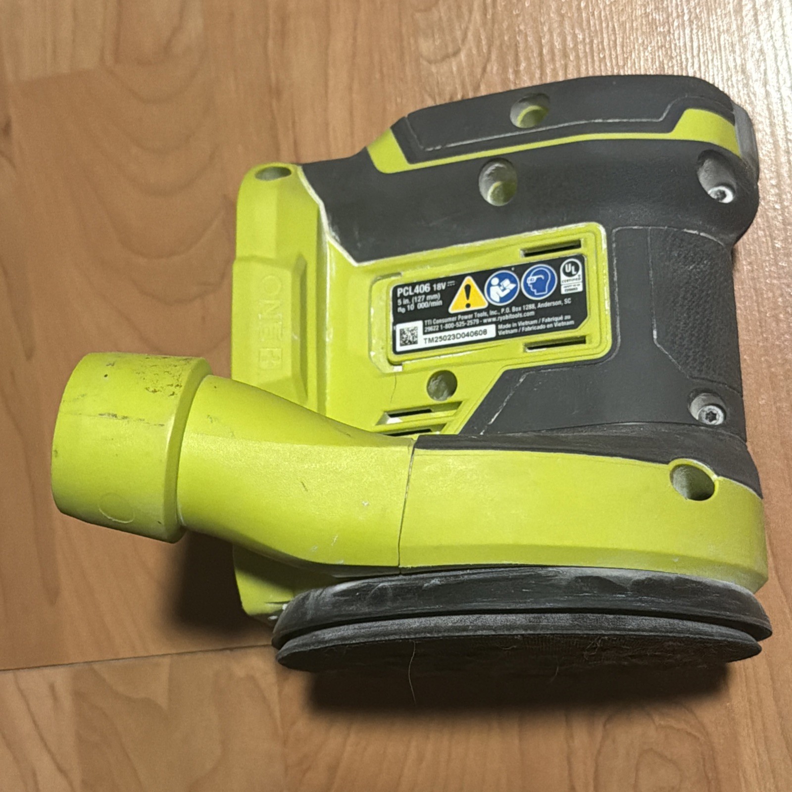 Ryobi PCL406 One+ 18V 5" Random Orbit Sander-Tool Only (No Dust Bag) gallery